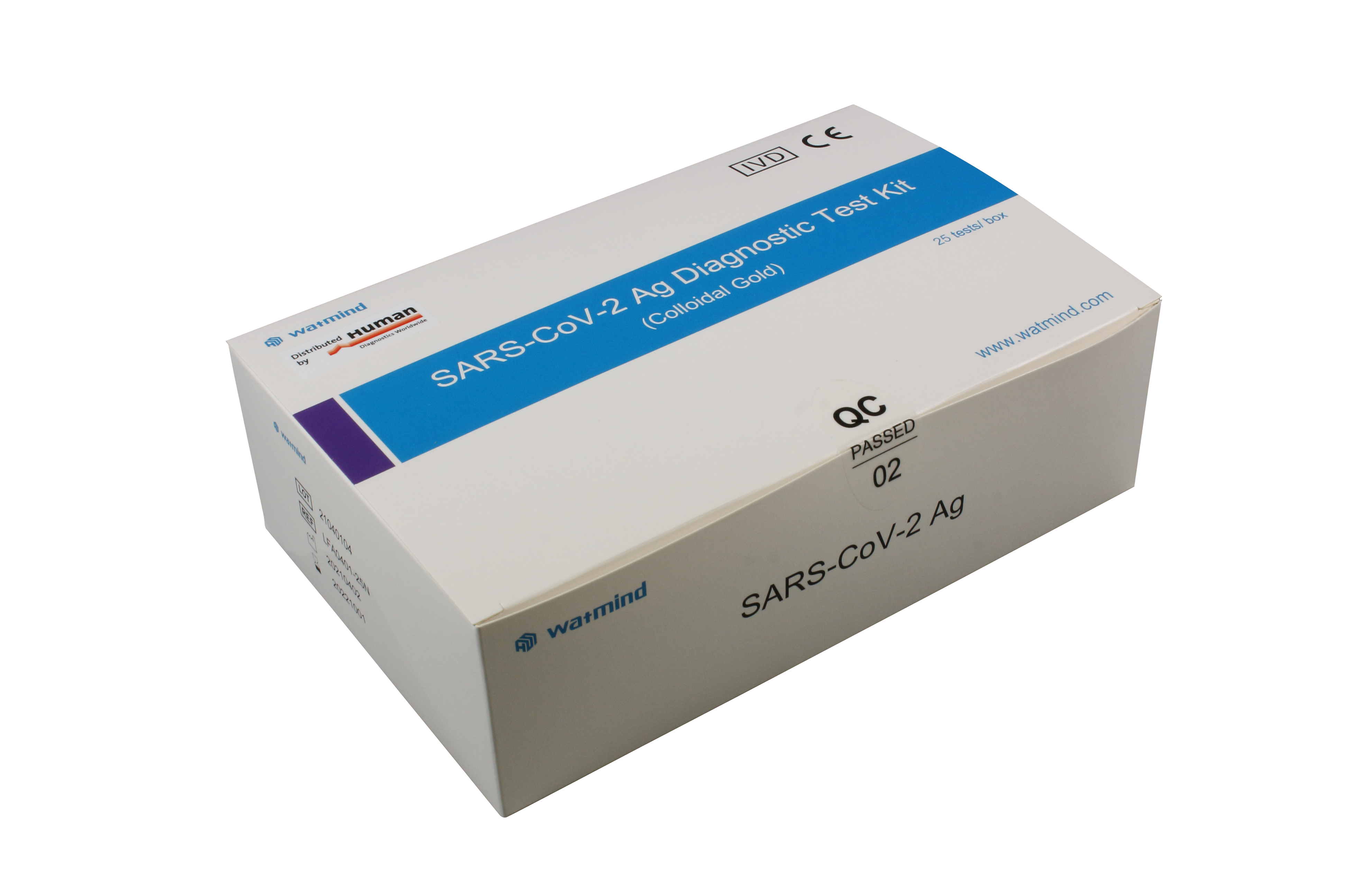 Watmind SARS-CoV-2 Antigen Schnelltest "4 in 1" (Speichel/Nasal/Nasen-Rachen-Abstriche)